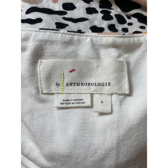 Anthropologie Boho Midi Ruffle Dress LARGE - Picture 7 of 7